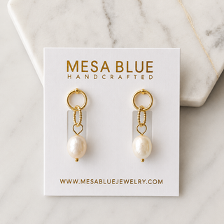 Interlocking Pearl Earrings