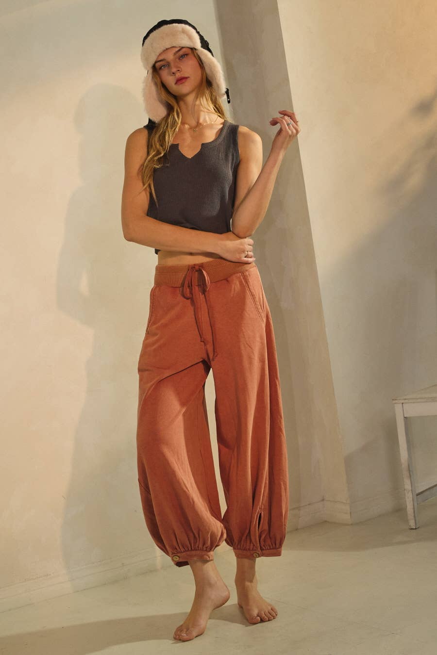 Sienna Capri Bubble Pants