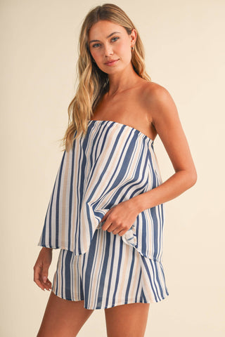 Cove Striped Shorts Set