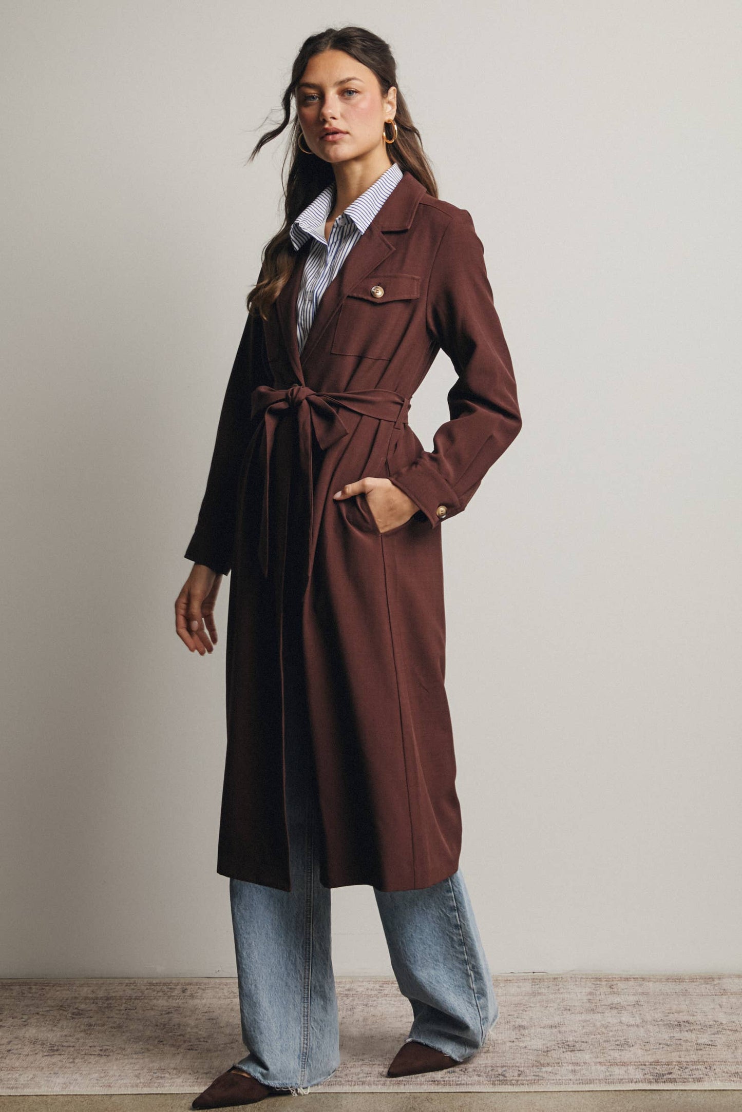 Margo Belted Trench Coat