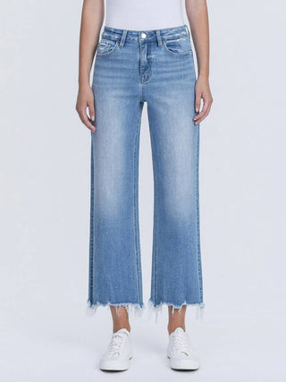 Jaelyn High Rise Distressed Jeans