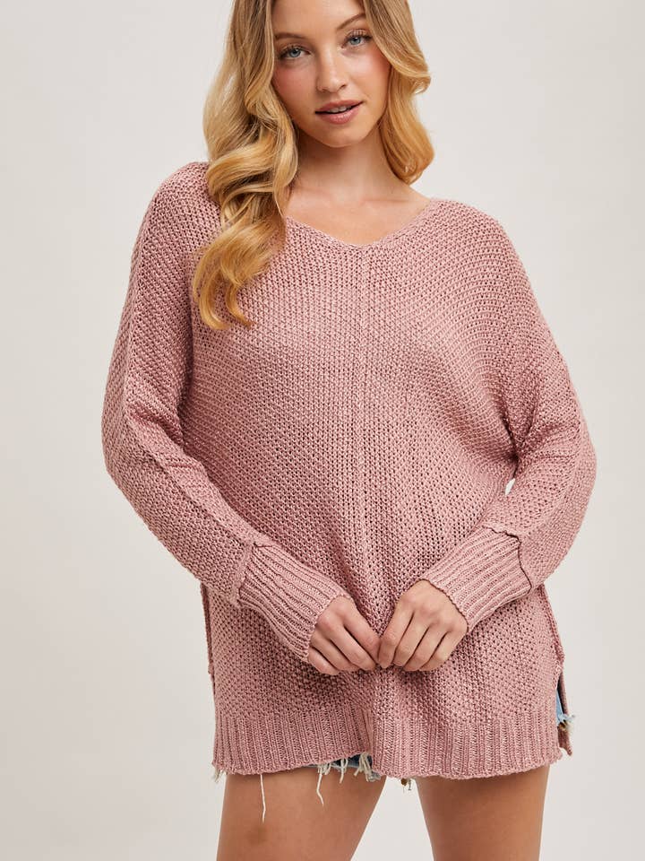 Noelle Reverse Seam Sweater