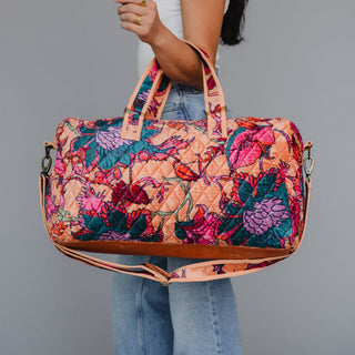 Multi Color Floral Duffel