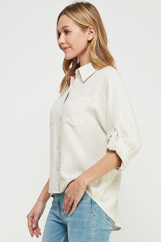 Everly Button Front Shirt