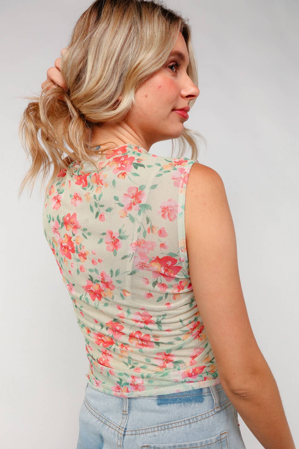 Sunny Sheer Floral Top