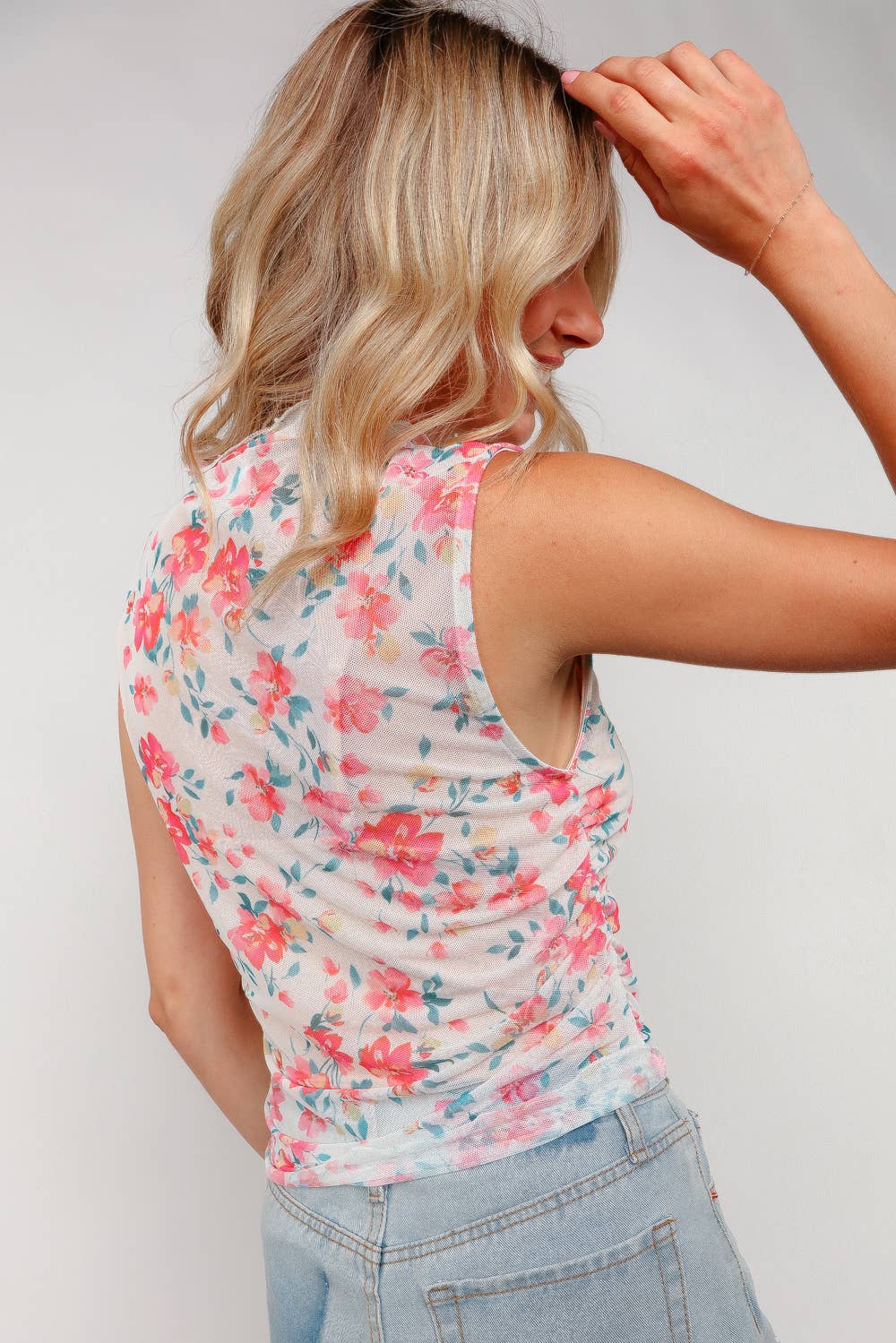 Sunny Sheer Floral Top