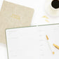 Undated Weekly Planner, Flax