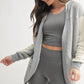 Arielle Driftwood Hooded Cardigan