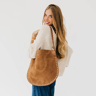 Rosalie Suede Hobo Bag