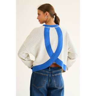 Hanna Striped Sweatshirt