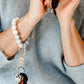 Hands-Free Silicone Beaded Keychain Wristlet - Urban Dreams