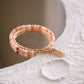 Gemstone Wrap Bracelet with Faceted Gold Beads