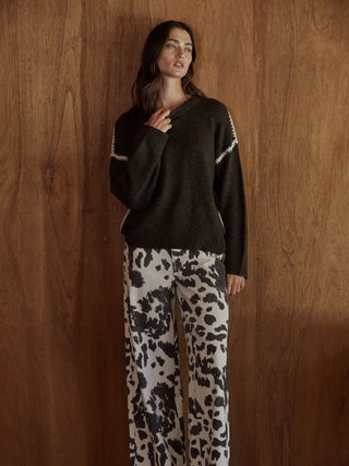 Dayna Animal Print Pants