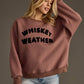 Mocha Whiskey Weather Sweatshirt