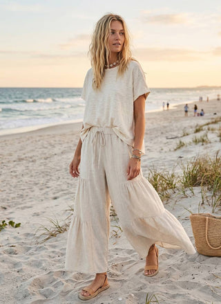 Callie Tiered Palazzo Pants