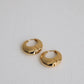 AMALFI CHUNKY HOOPS - GOLD PLATE