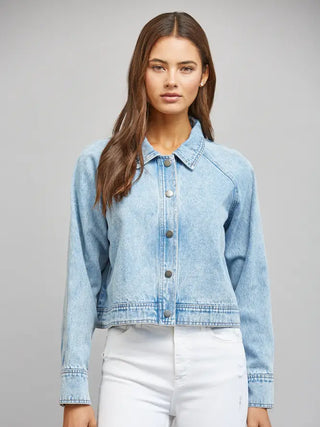 Kim Washed Cropped Jacket