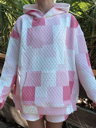 Elodie Quilted Hoodie