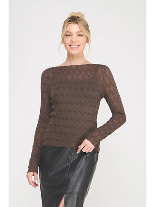 Drea Mesh Long Sleeve
