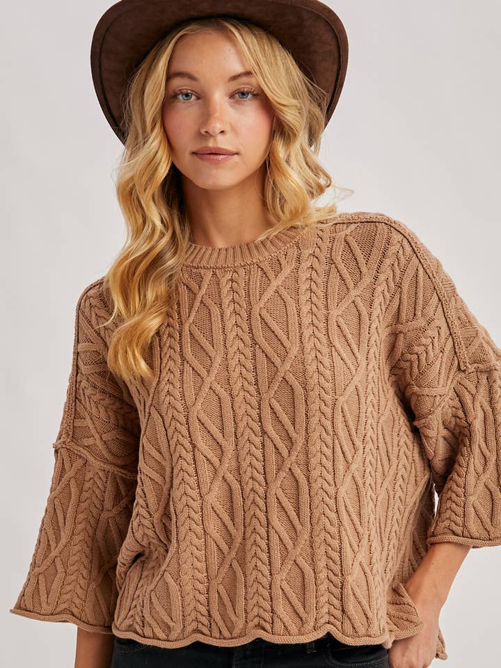 Parker Cable Knit Sweater