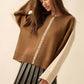 Cassie Knit Stitched Loose-Fit Sweater