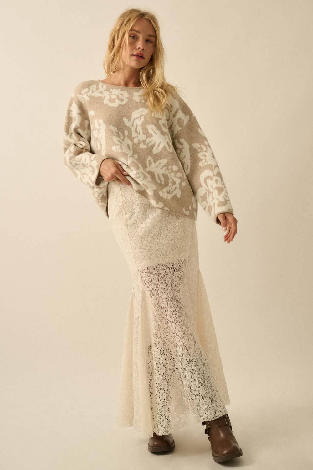 Chelsea Rolled-Edge Sweater