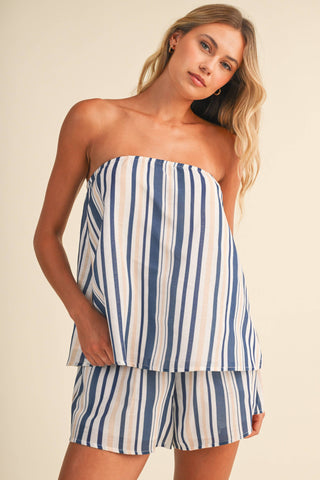 Cove Striped Shorts Set