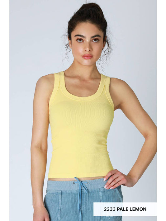 Violet Reversible Ribbed Tank Top