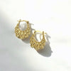 Puffy Croissant Hoops Earrings