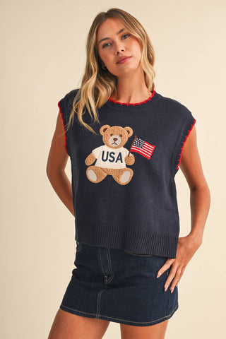 Teddy Bear Sweater Vest