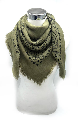 Paisley Wool Scarf