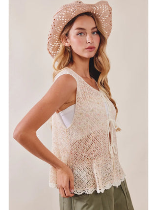Lydia Tie Front Top