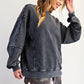 Dea Crochet Patch Crewneck