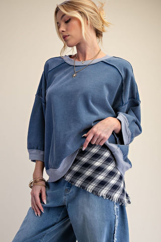 Mila Washed Knit Pullover
