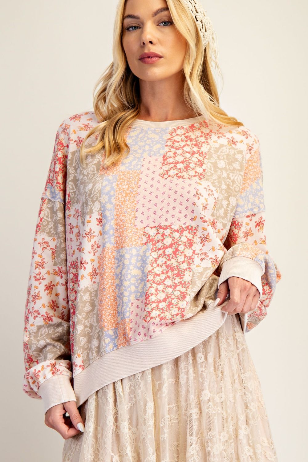 Olivia Floral Pullover