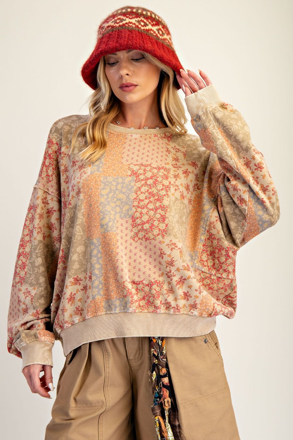 Olivia Floral Pullover