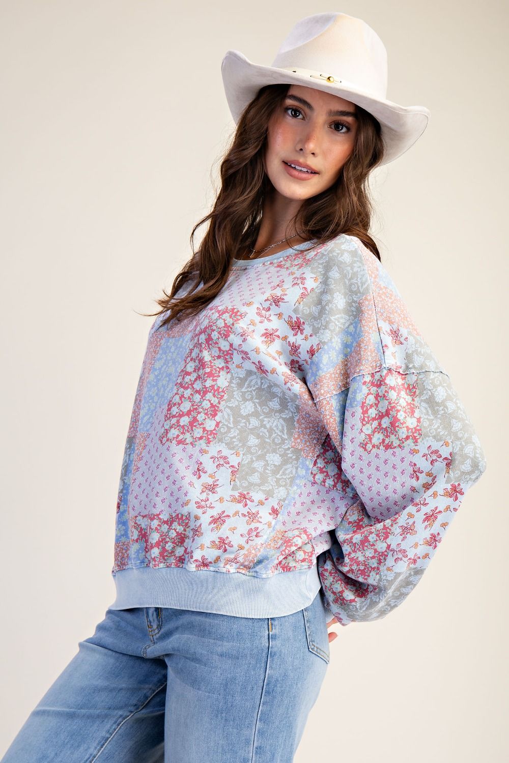 Olivia Floral Pullover