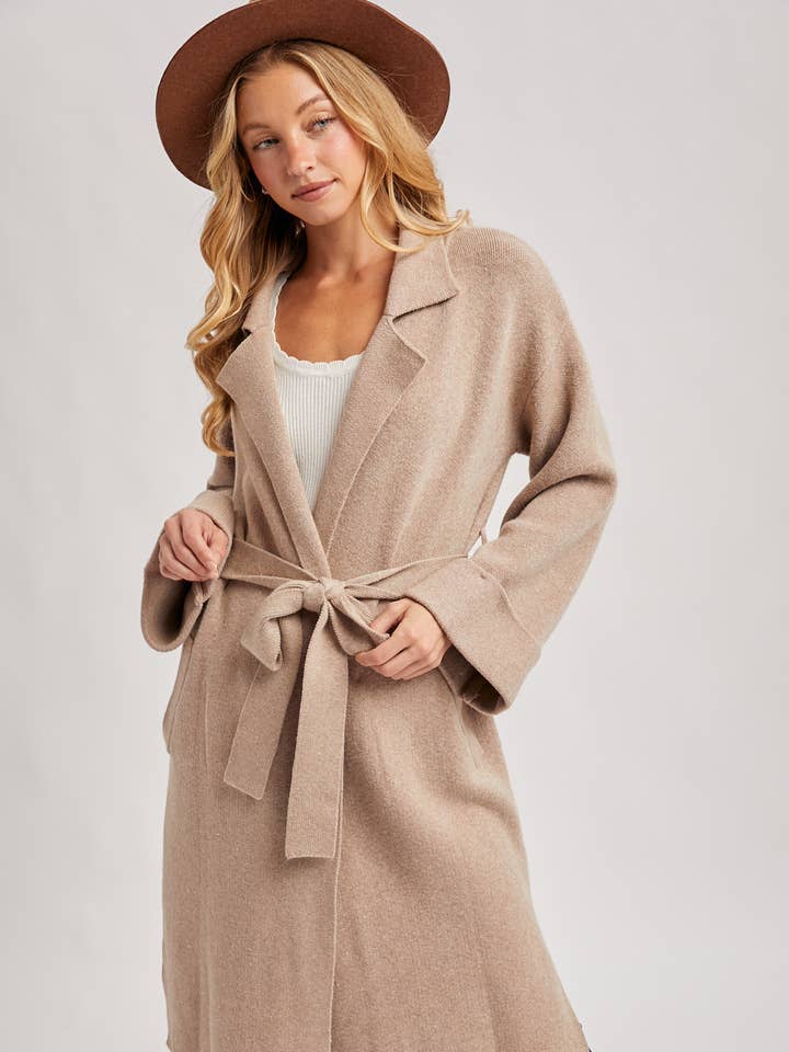 Lana Knitted Trench Coat