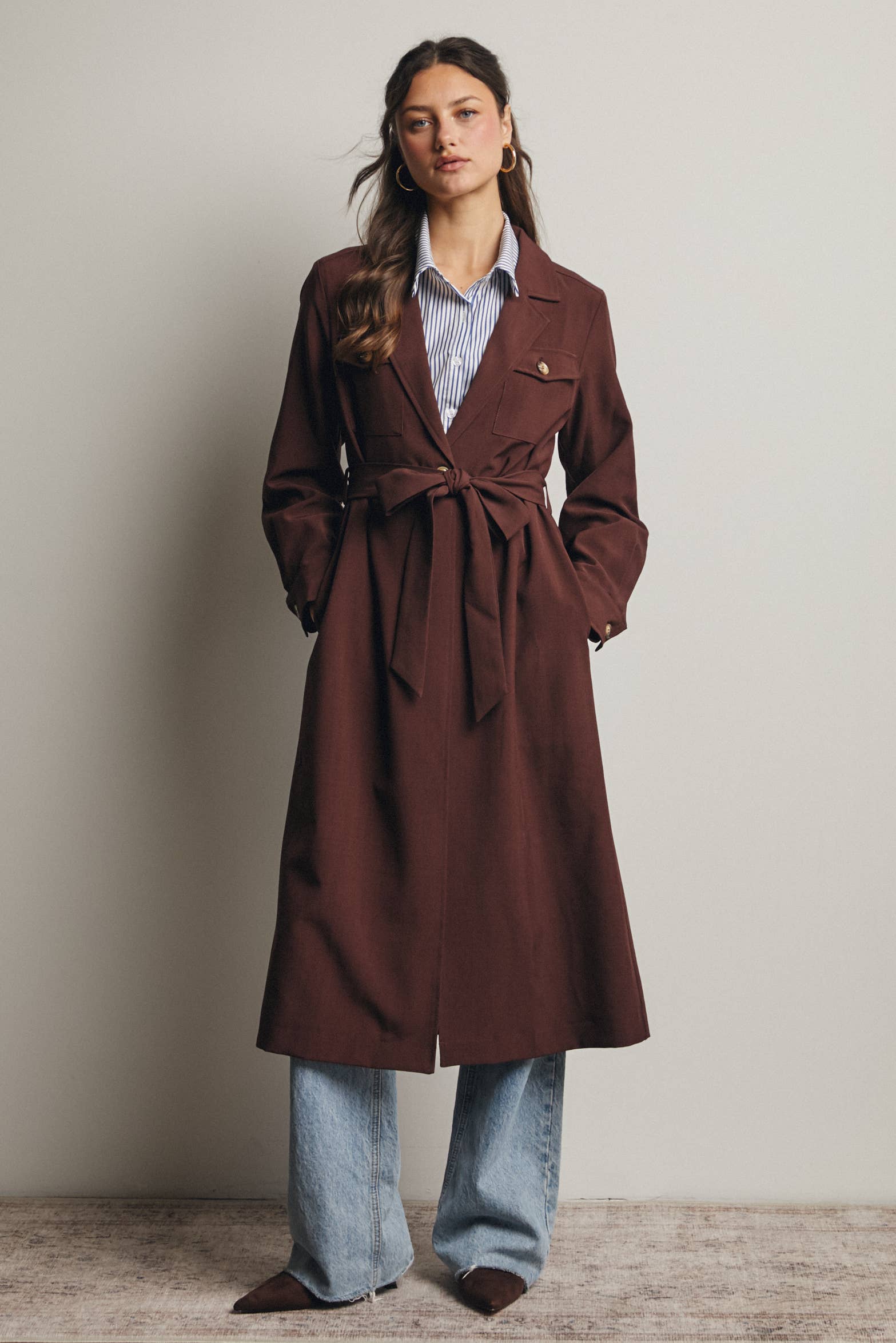 Margo Belted Trench Coat