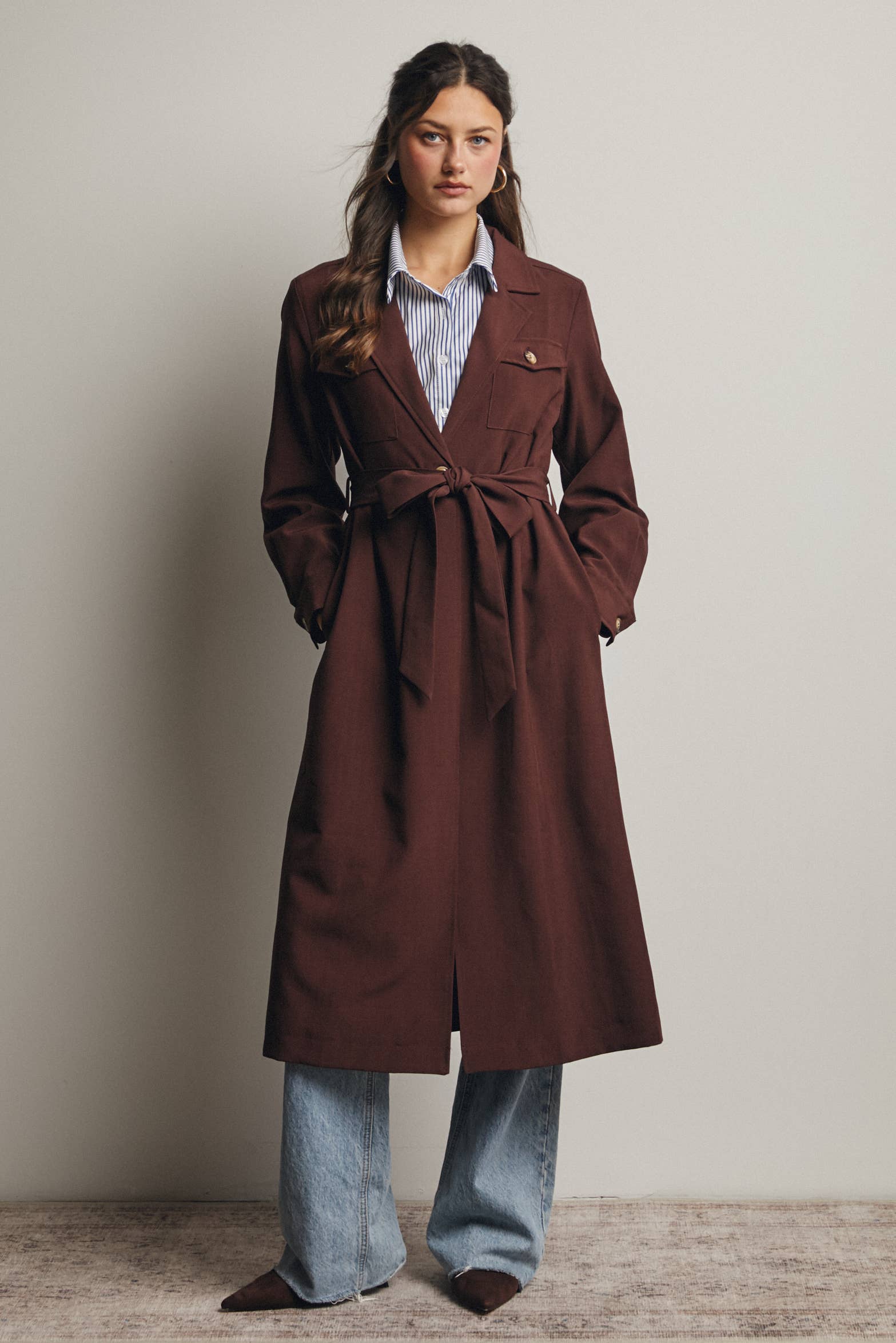 Margo Belted Trench Coat