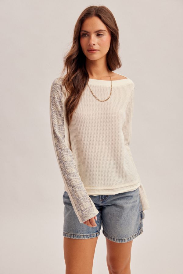 Paige Boat Neck Top