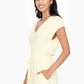 Lemon Brushed V-Neck Romper