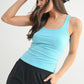 Lucy Square Neck Micro-Ribbed Tank