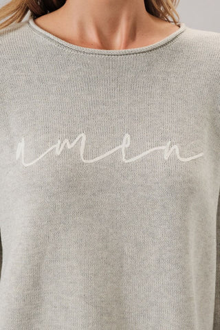 Amen Round Neck Sweater