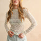 Kimberly Lace Textured Blouse